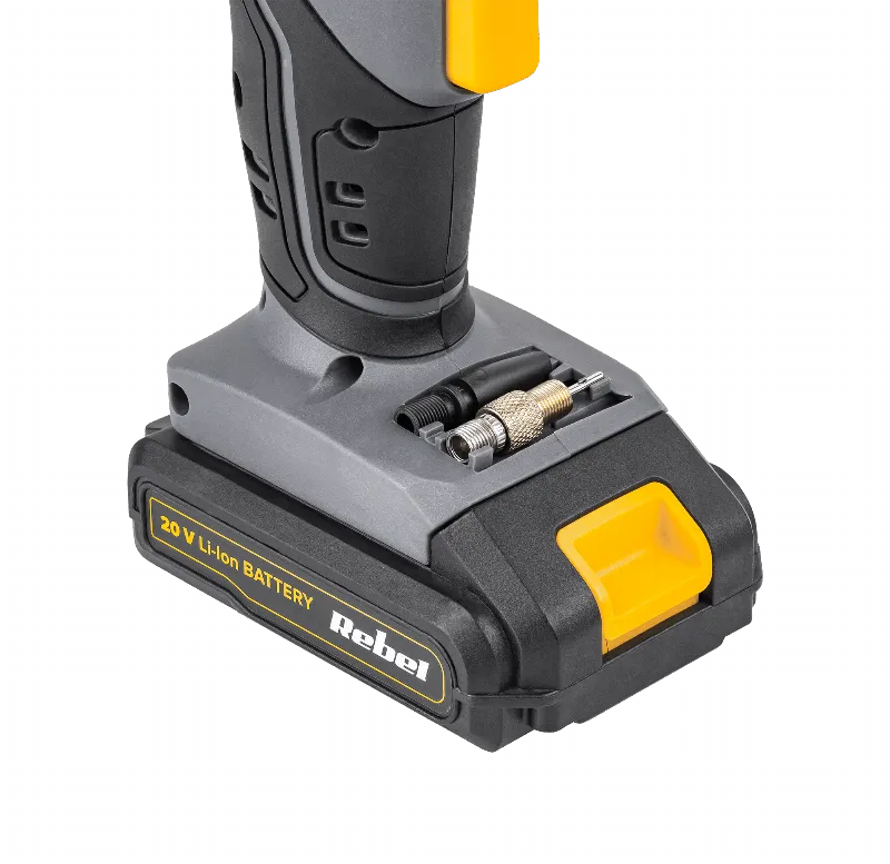 Compresor cu acumulator Rebel RB-1060, 20 V, 7 bar