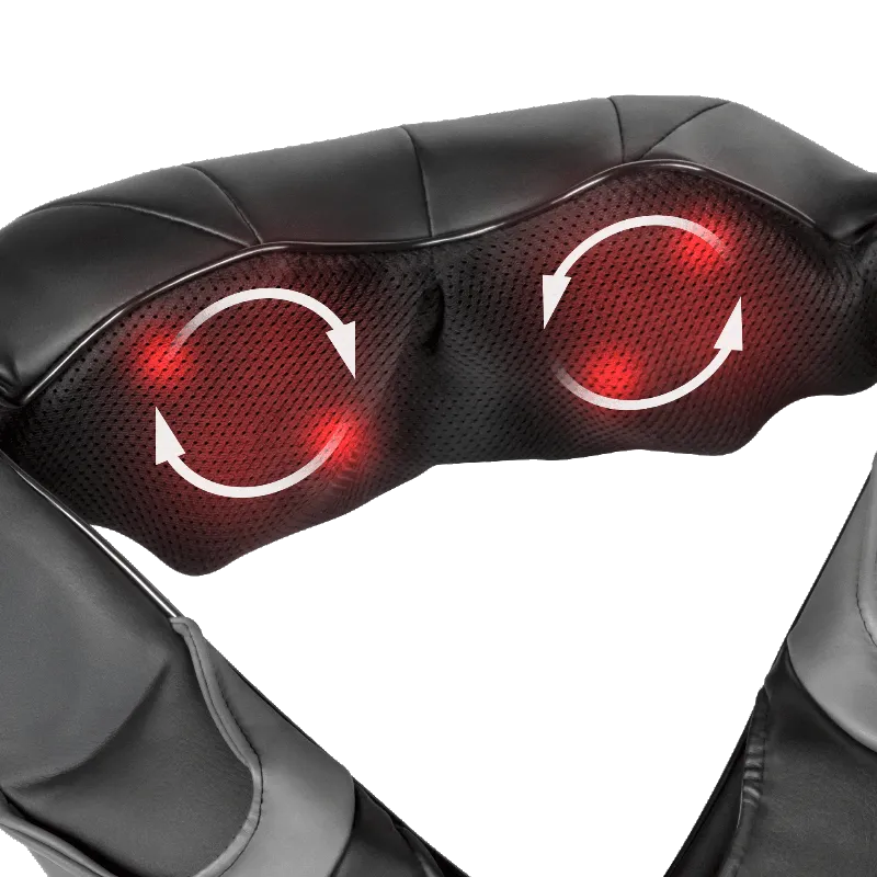 Aparat Masaj Shiatsu Zona Cervicala cu Incalzire Rebel