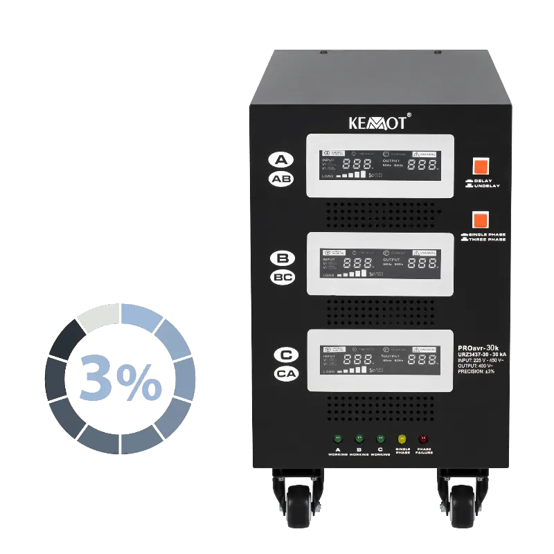 Stabilizator Servomotor Trifazat 30KVA Proavr-30K Kemot