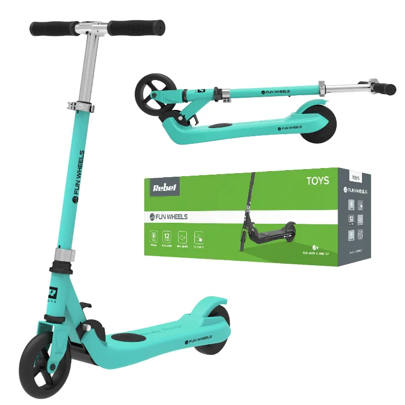 Trotineta electrica pentru copii Fun Wheels albastra