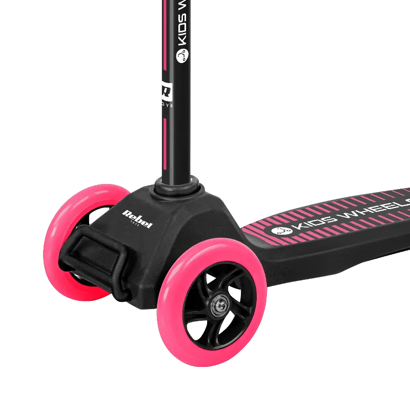Trotineta cu 3 roti Rebel Kids Wheels, roz