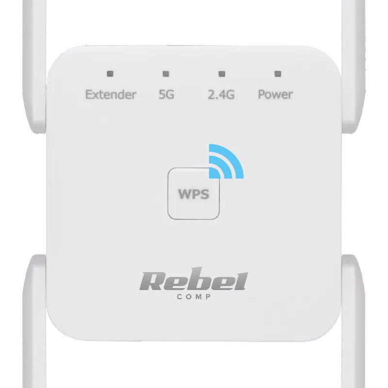 Repeater Wi-Fi dual band 2.4 GHz / 5 GHz Rebel