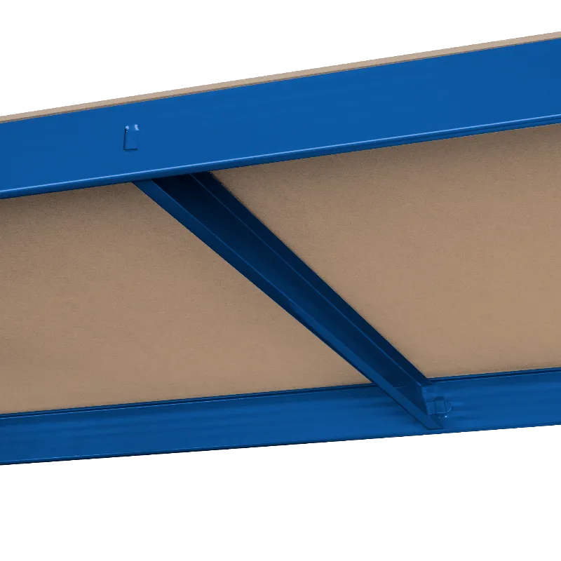 Raft Metalic 5 Polite 750KG MDF 180X90X40 Negru Rebel