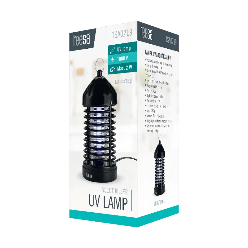Lampa UV-A anti insecte Teesa 2 W