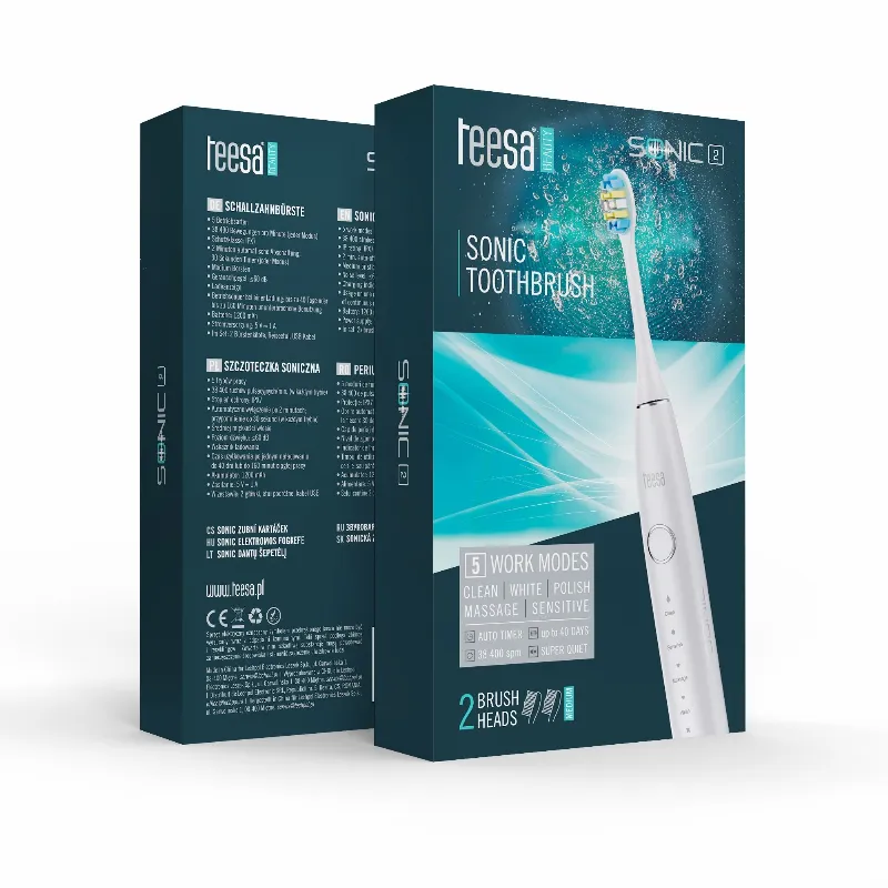 Periuta de Dinti Electrica Teesa Sonic 2 White