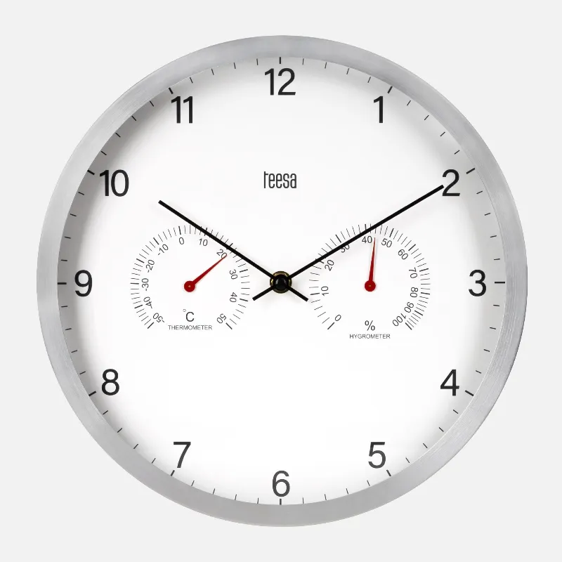 Ceas Perete 30CM Termometru Higrometru Teesa