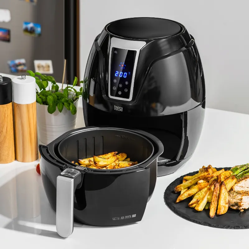 Friteuza fara ulei Teesa Digital Air Fryer 3,2 L negru