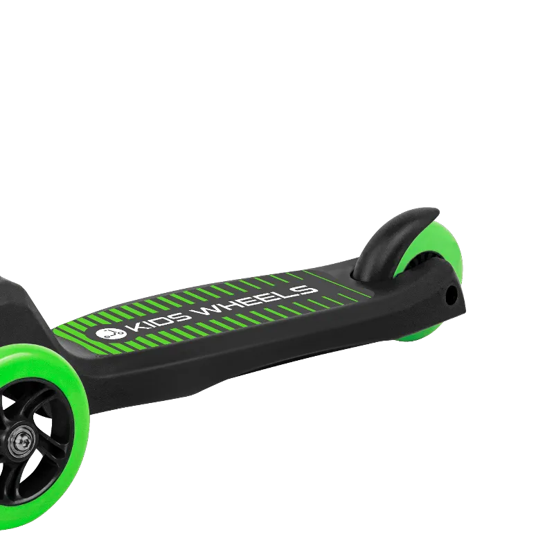 Trotineta pentru copii Rebel Kids Wheels, verde, cu 3 roti