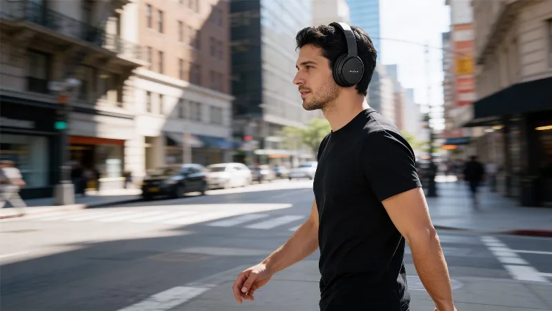 Casti audio Bluetooth 5.4 ANC Rebel