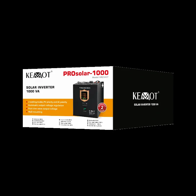 Invertor Solar 1000VA 12 V Prosolar-1000 Kemot