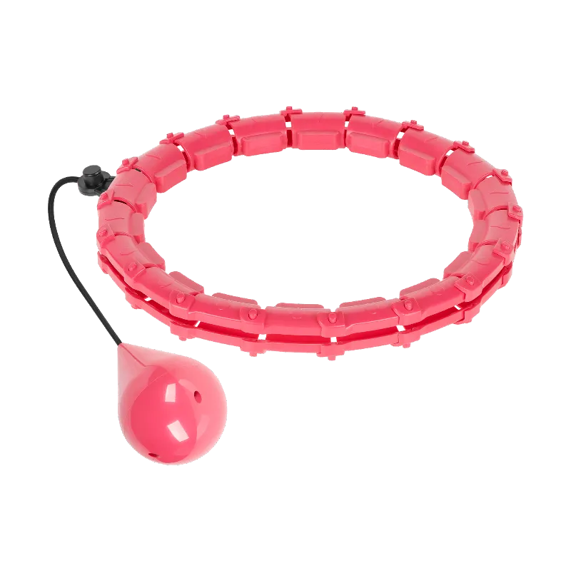 Cerc Fitness Smart Hula Hop 50 CM Roz Rebel Active