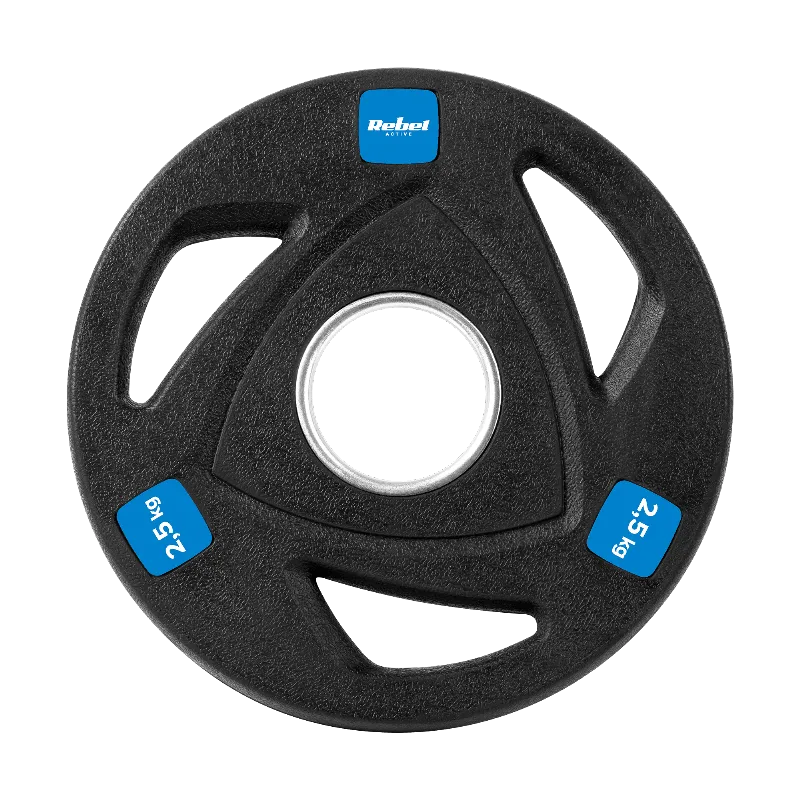 Disc Greutate Fonta Cauciucata Set 30 KG Rebel Active