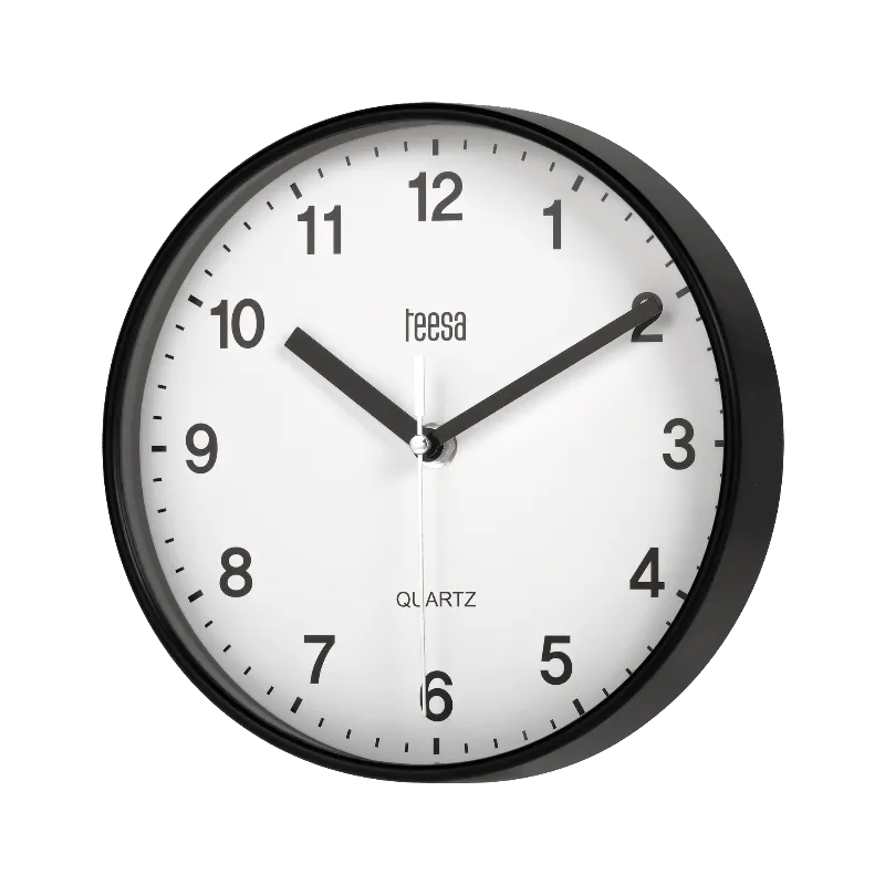 Ceas de perete Teesa 20 cm negru