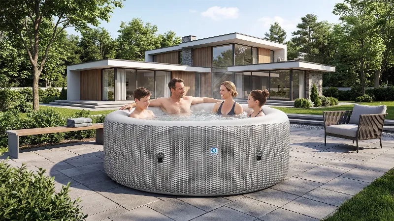 Spa gonflabil Avenli Nice, 6 persoane, 204 x 70 cm