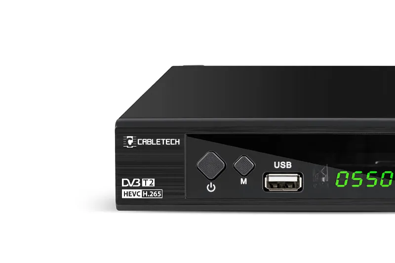 Tuner Digital Terestru / Cablu DVB-T2/C H.265 Cabletech