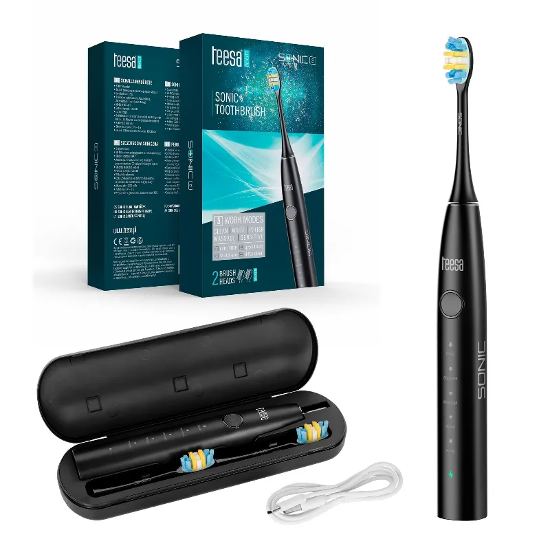 Periuta de Dinti Electrica Teesa Sonic 2 Black