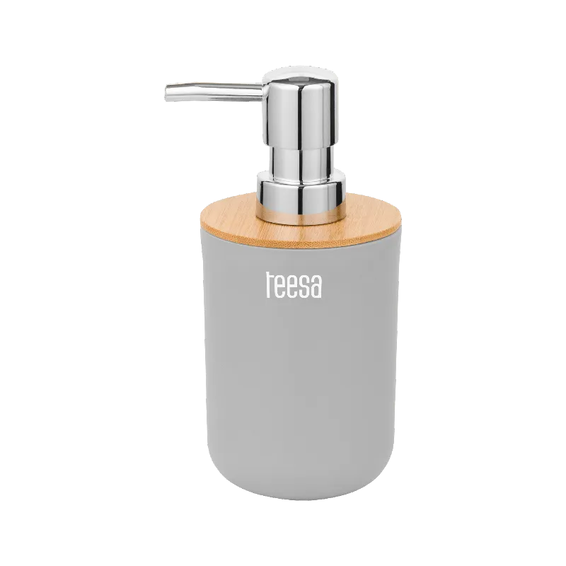 Set accesorii baie 6 piese gri Teesa