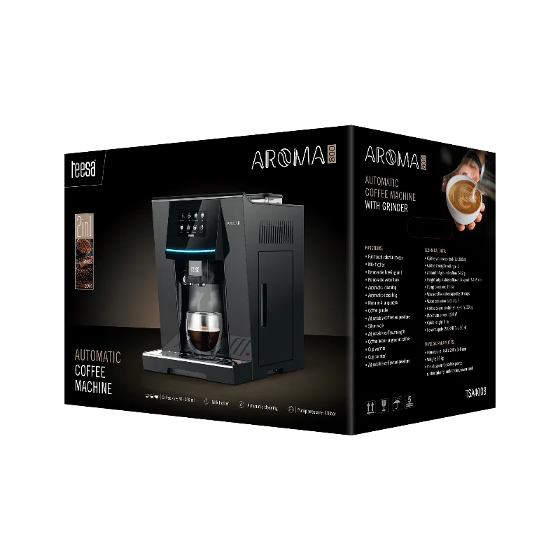 Espressor automat Teesa AROMA 800 cu rasnita, 19 bar, 1500 W
