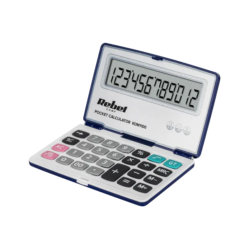 Calculator de buzunar Rebel PC-50, 12 cifre
