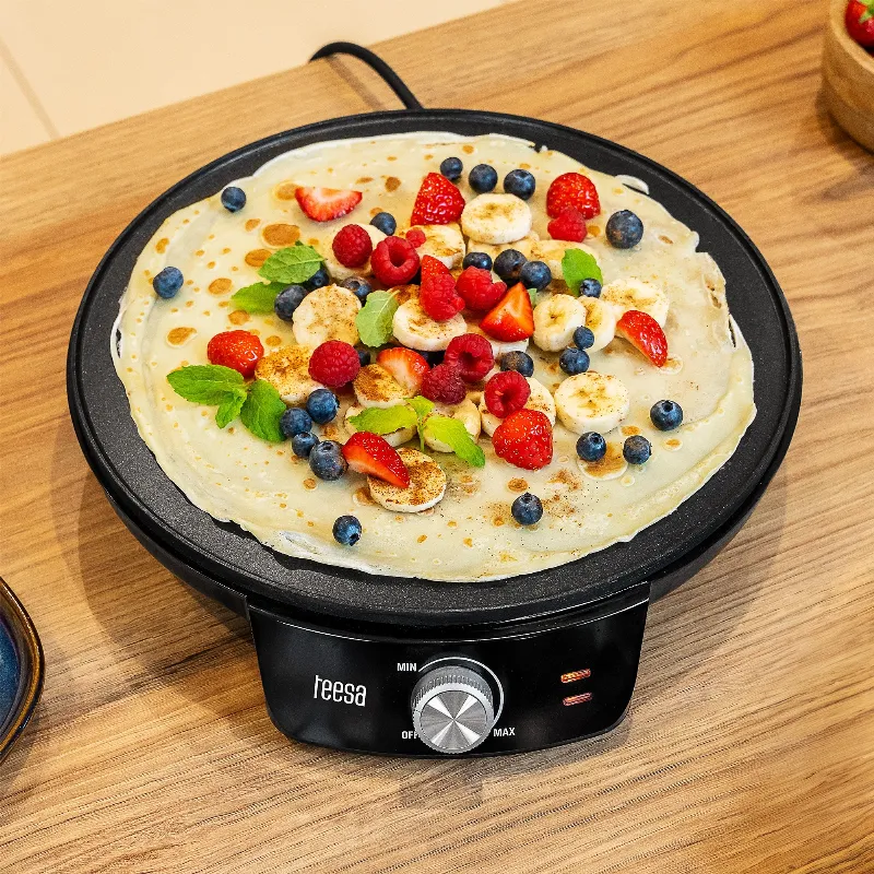 Aparat pentru Preparat Clatite 30CM 1200W Teesa