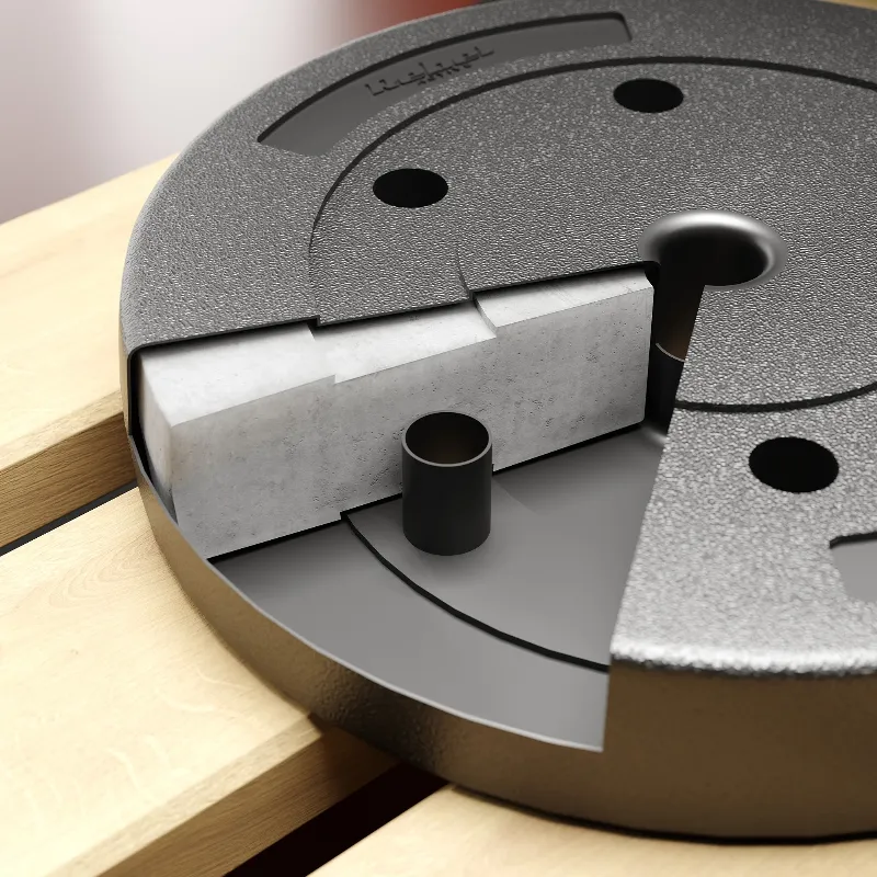 Disc Greutate Compozit Set 4 X 2.5 KG Rebel Active