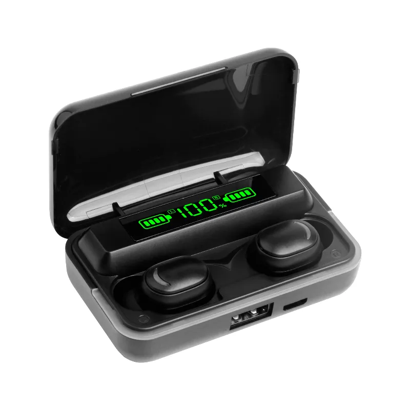 Casti Bluetooth 5.0 Rebel SN-E10 cu etui de incarcare