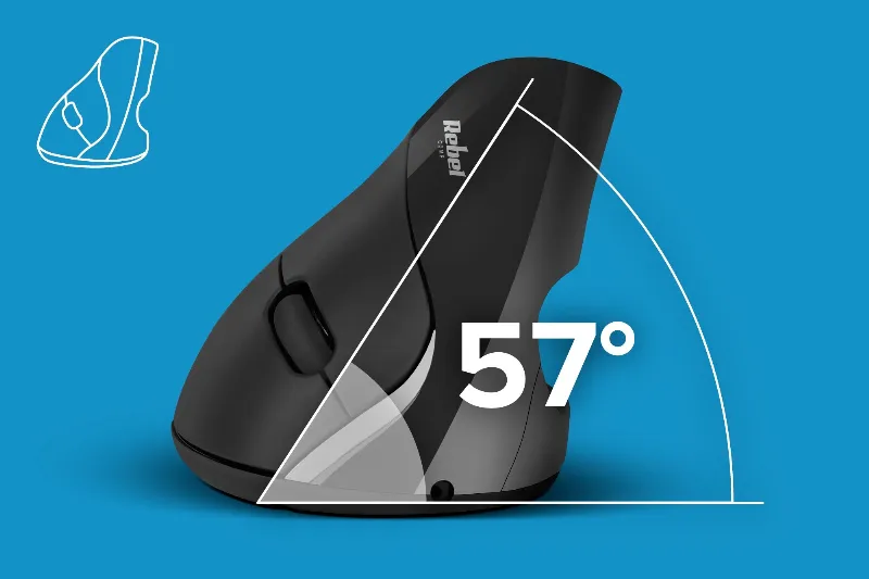 Mouse Vertical Wireless WM500 Rebel
