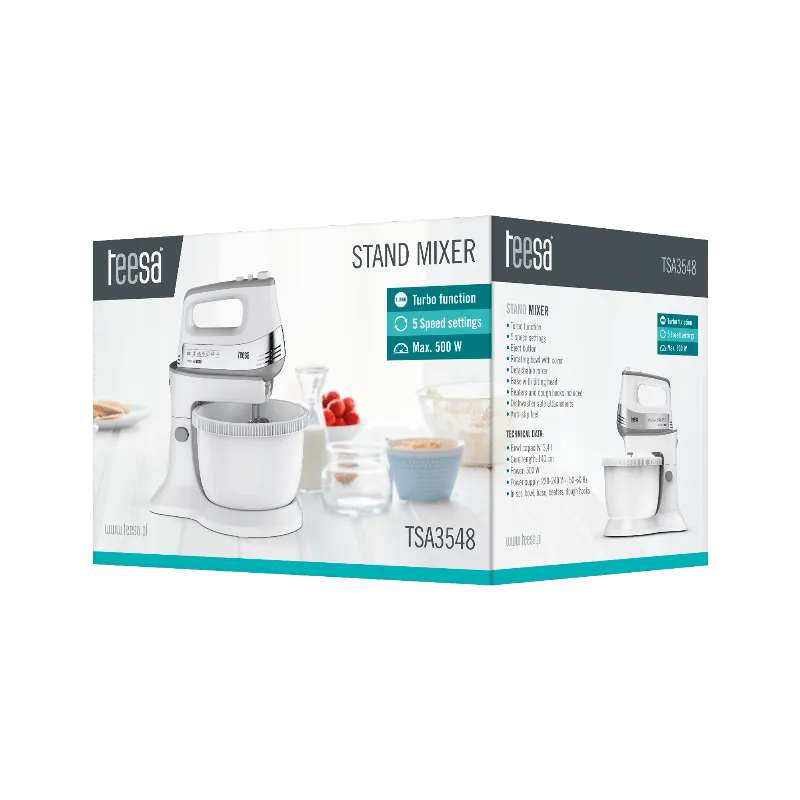 Mixer cu Bol Rotativ 500 W Teesa