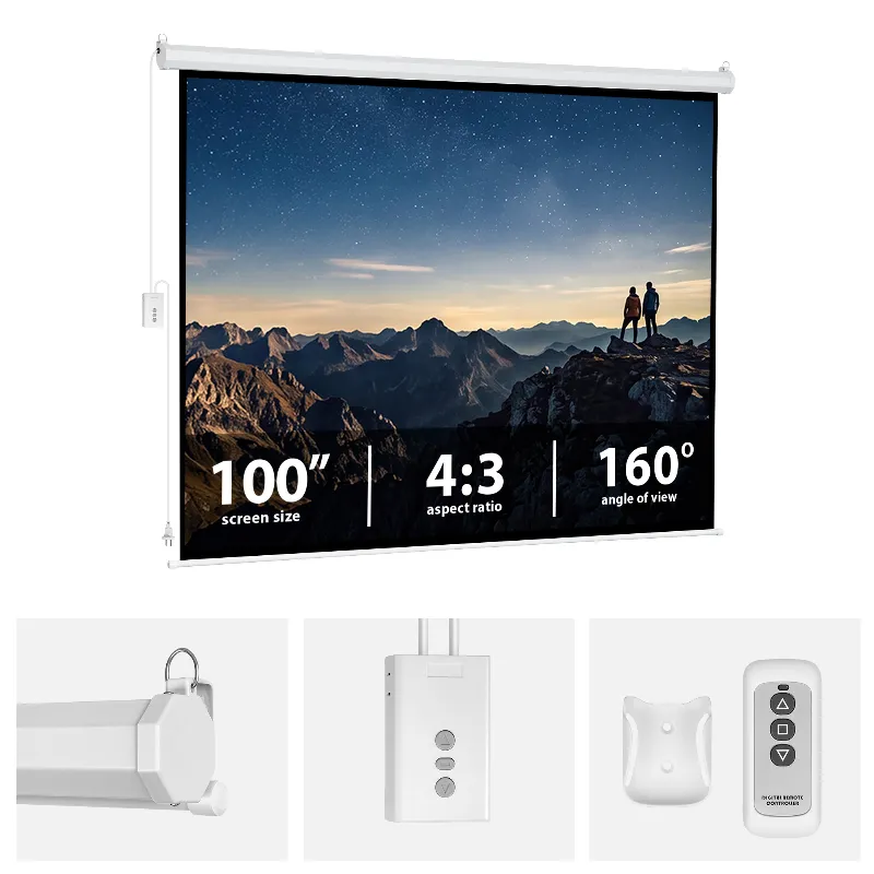 Ecran de Proiectie de Tavan 100 Inch Cabletech
