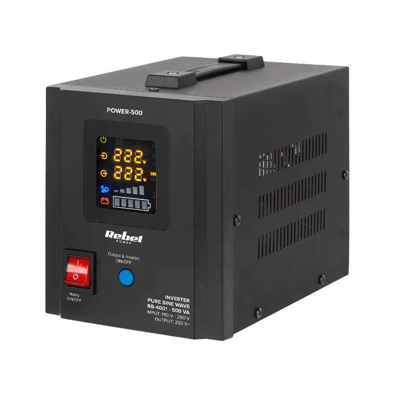 UPS Centrale Sinus Pur 500VA 300W 12V Rebel