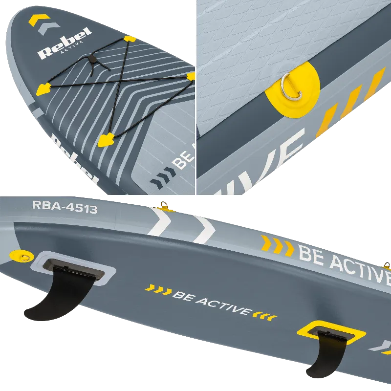 Set Placa Gonflabila Windsurfing Sup 305X76X15 CM