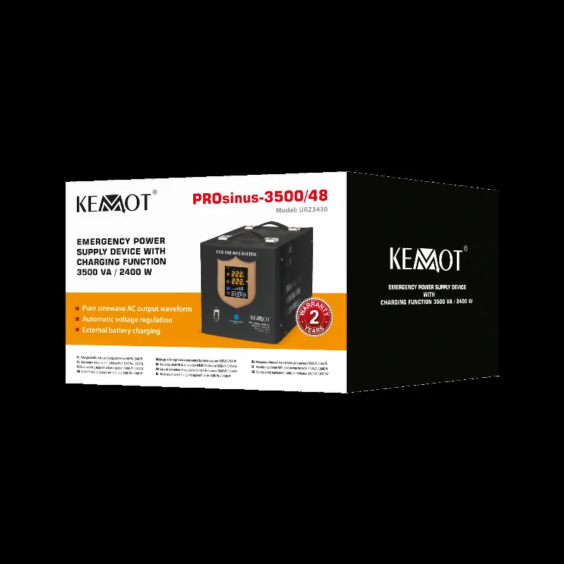 Ups Centrale Sinus Pur 3500VA/2400W 48V Kemot