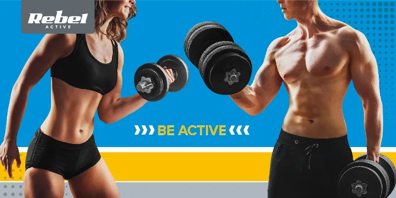 Disc Greutate Compozit Set 14BUC 30KG Rebel Active