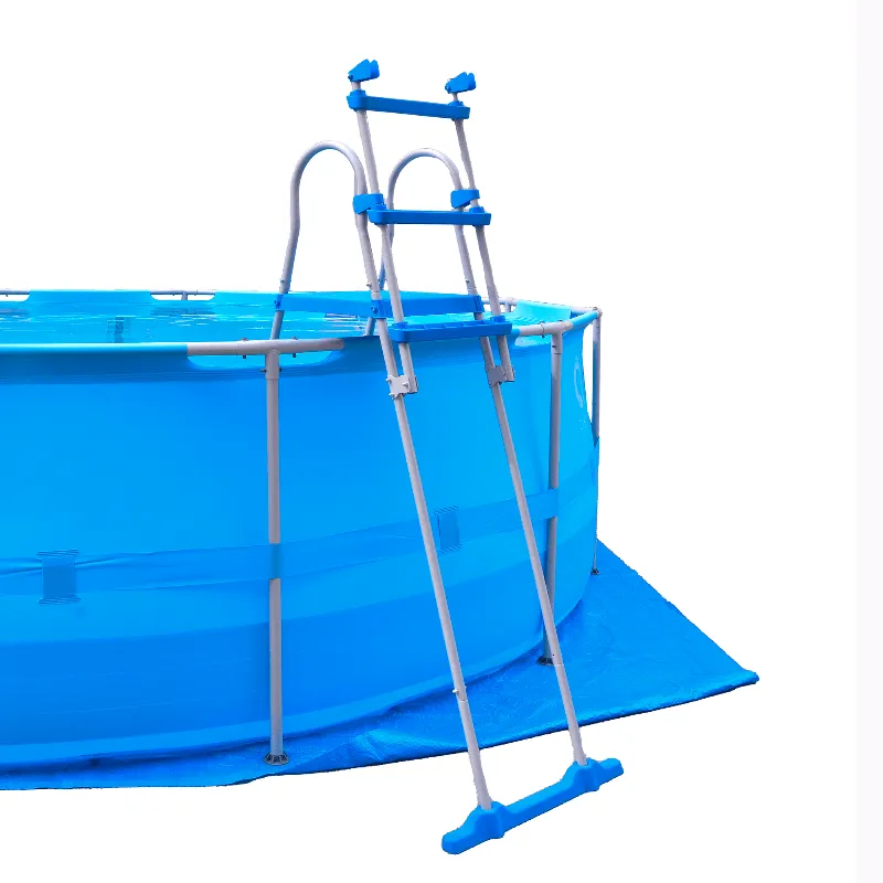 Piscina cadru metalic Avenli Premimu rotunda 457 x 122 cm cu filtru si scara