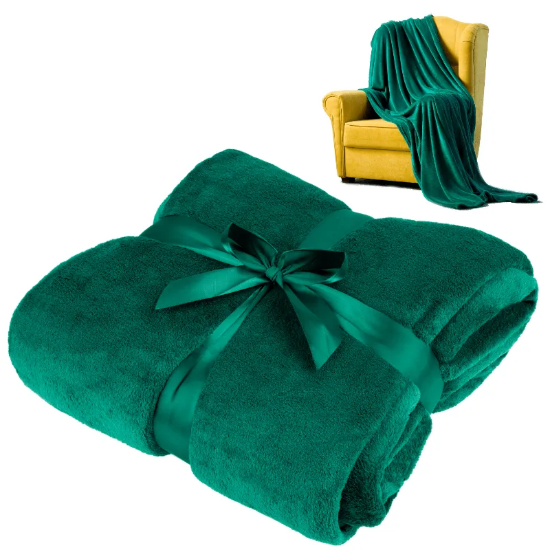 Patura Fleece Polar 200X220CM Verde Teesa
